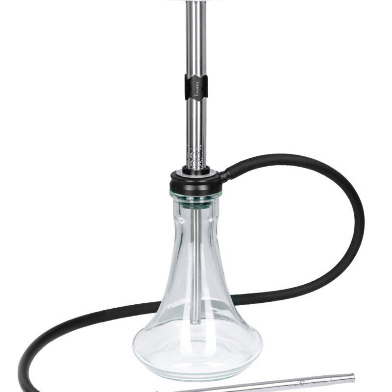 Embery Equal Hookah - Silver Black