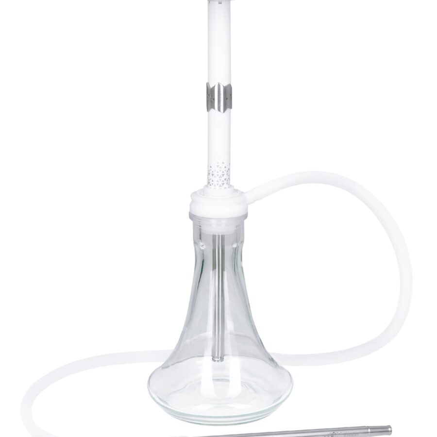 Embery Equal Hookah - Silver Snow