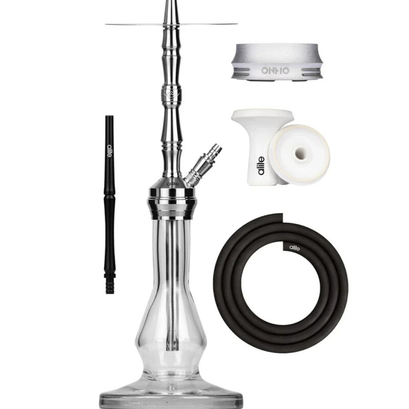 Elite Swiss Lounge Hookah - Silver