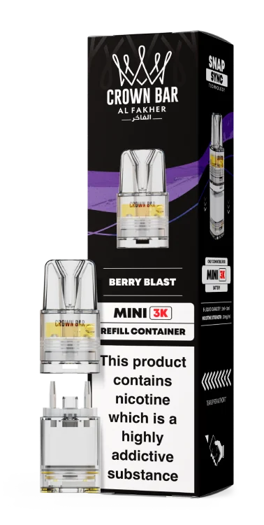 Al Fakher Mini 3k Refill Pods 20mg Flavour - Berry Blast