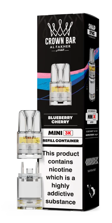 Al Fakher Mini 3k Refill Pods 20mg Flavour - Blueberry Cherry