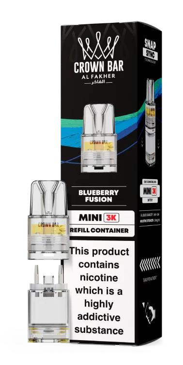 Al Fakher Mini 3k Refill Pods 20mg Flavour - Blueberry Fusion