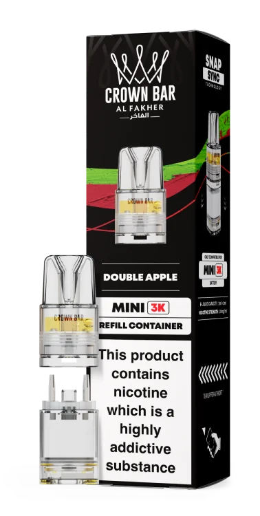 Al Fakher Mini 3k Refill Pods 20mg Flavour - Double Apple