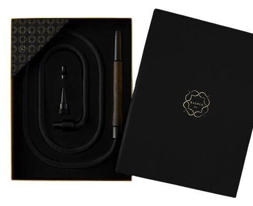 Kaloud Aeolis Niris Platinum Silicone Hose - Black