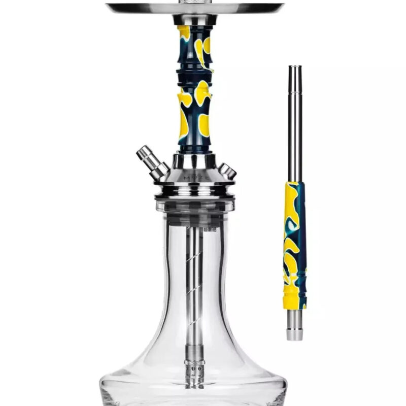 Moze Breeze Pro Candy Line Hookah - Blue/Yellow