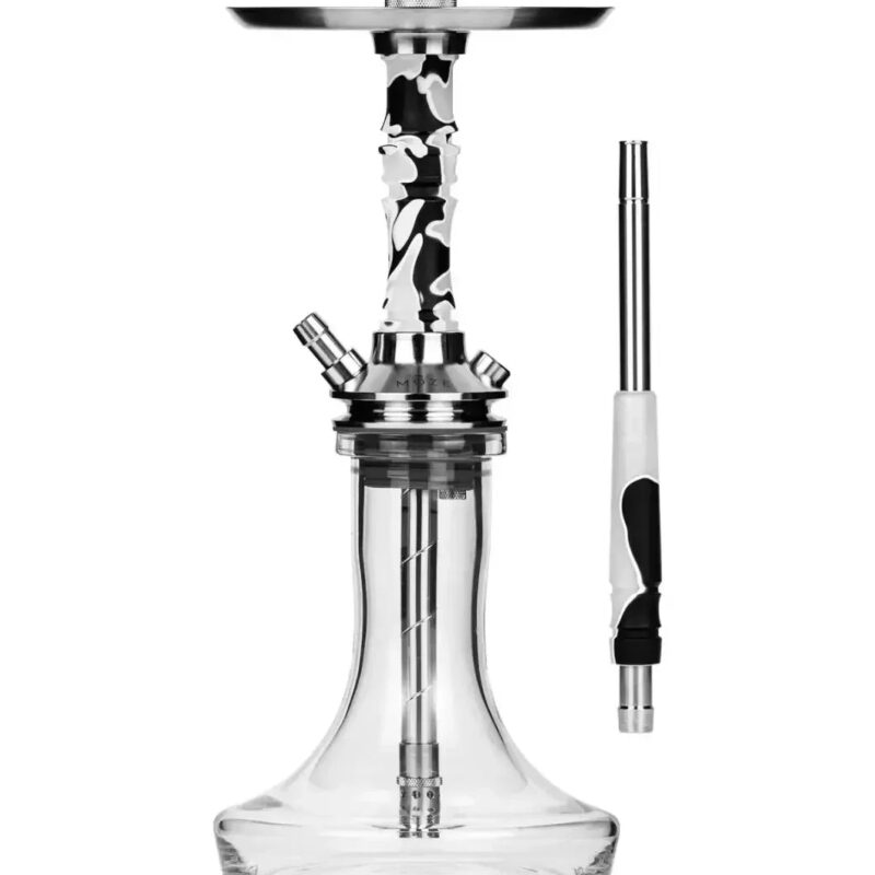 Moze Breeze Pro Candy Line Hookah - Grey/White