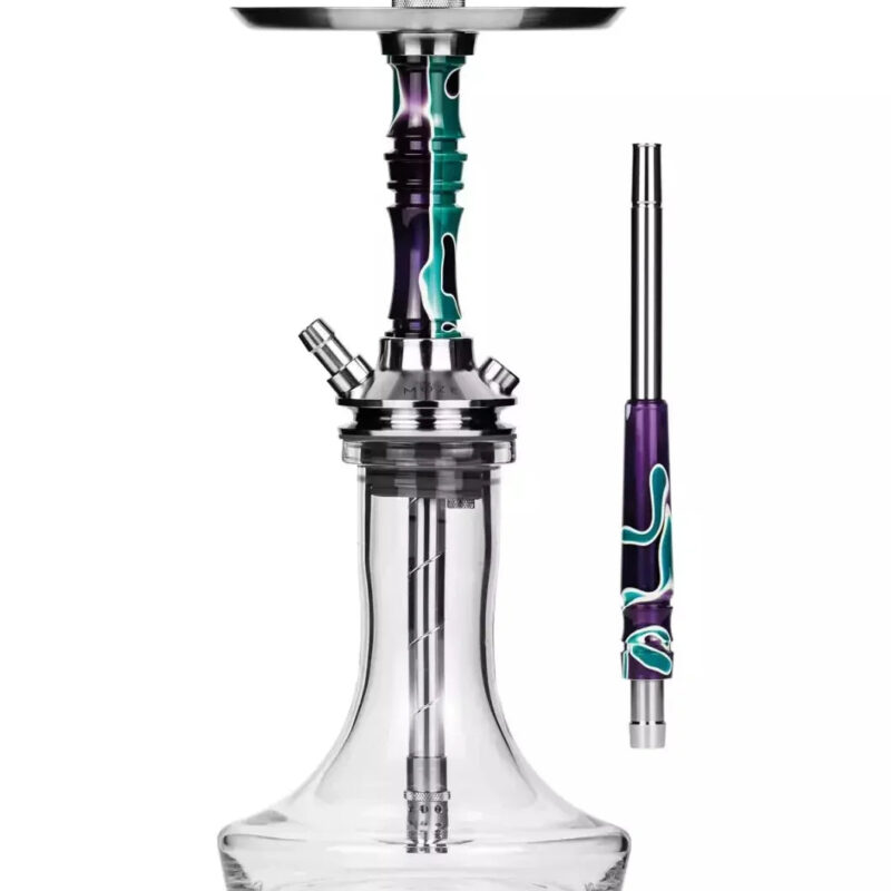 Moze Breeze Pro Candy Line Hookah - Purple/Green