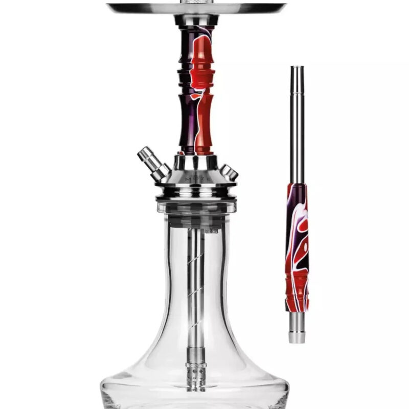 Moze Breeze Pro Candy Line Hookah - Red/Purple