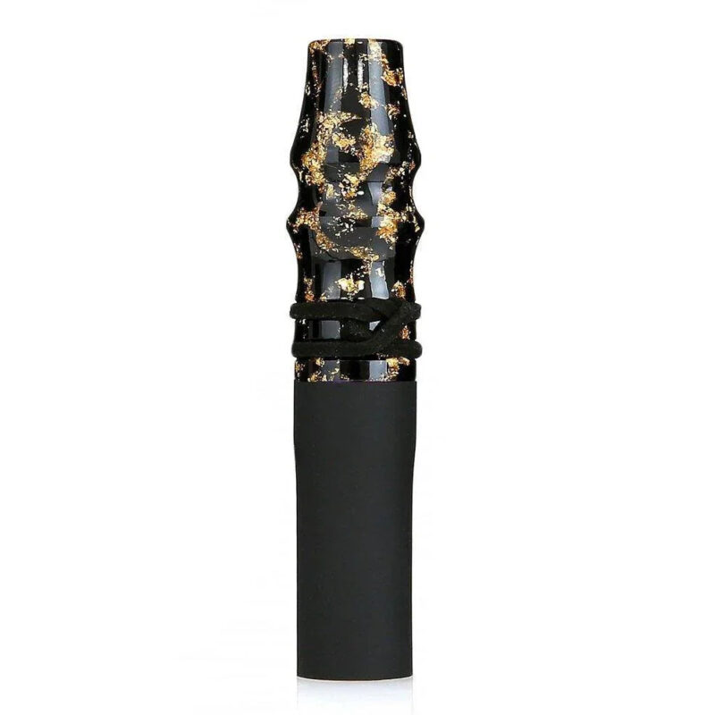 Moze Gold Line Mouth Tip - Black