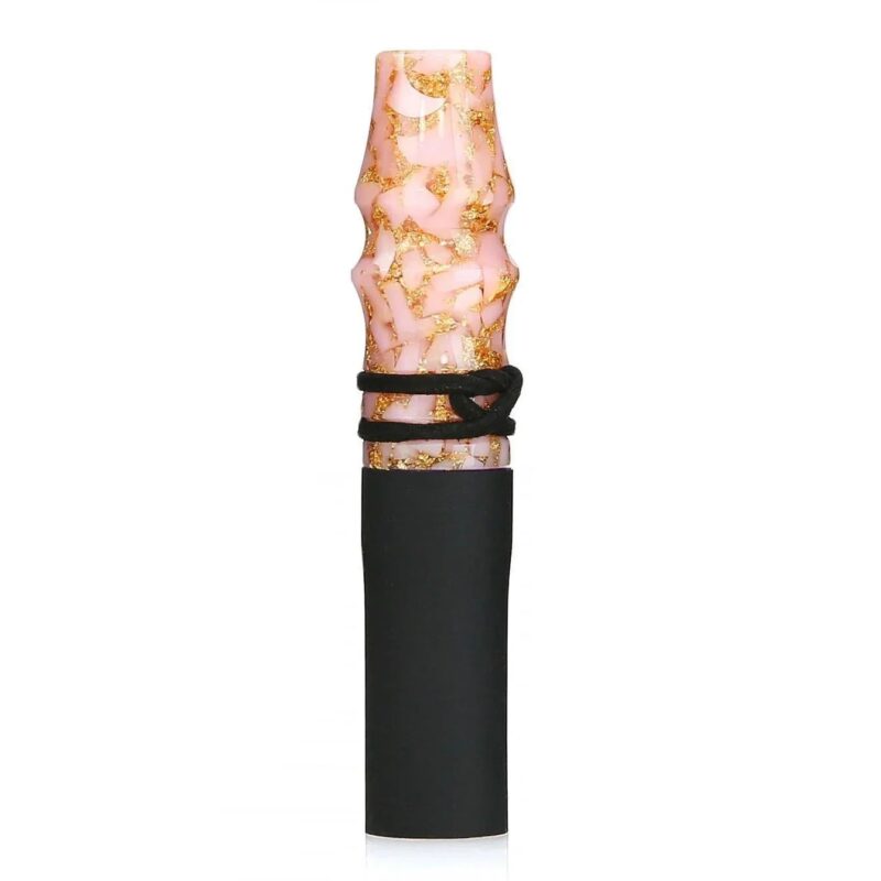 Moze Gold Line Mouth Tip - Pink