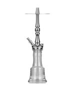 Moze Tradi M Standard Glass Shisha - Silver