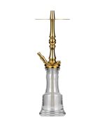 Moze Tradi M Standard Glass Shisha - Gold