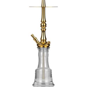 Moze Tradi M Standard Glass Shisha - Gold