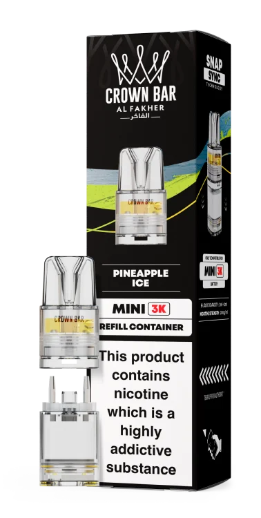 Al Fakher Mini 3k Refill Pods 20mg Flavour - Pineapple Ice