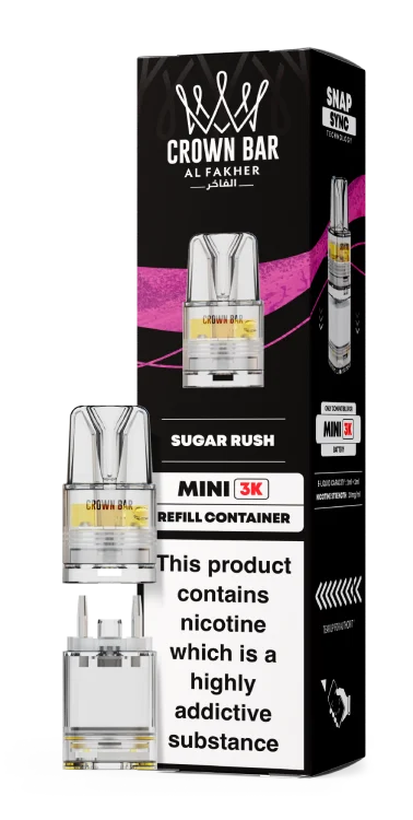 Al Fakher Mini 3k Refill Pods 20mg Flavour - Sugar Rush