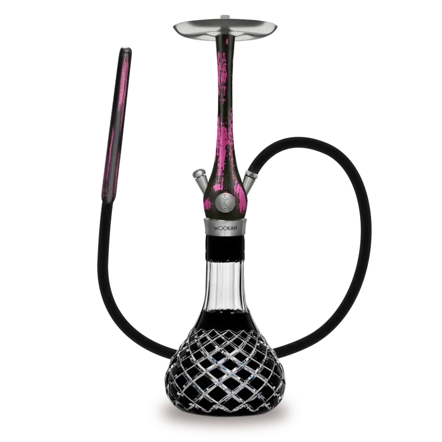 Wookah Black Pink Mastercut Check Black Hookah