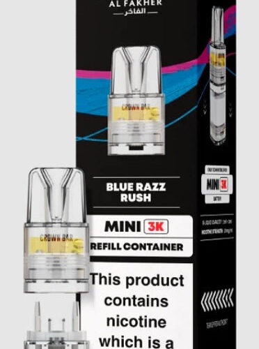 Al Fakher Mini 3k Refill Pods 20mg Flavour - Blue Blast