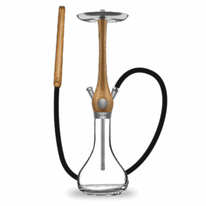 Wookah Oak Smooth Clear Hookah