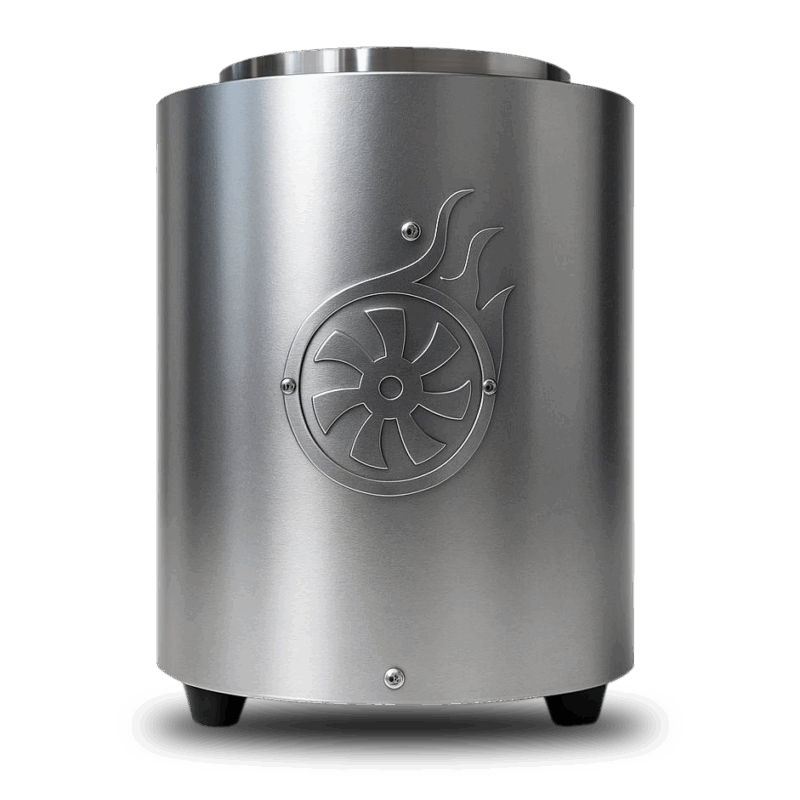 Shisha Turbine Neo Brushed Stainless Steel - Silver