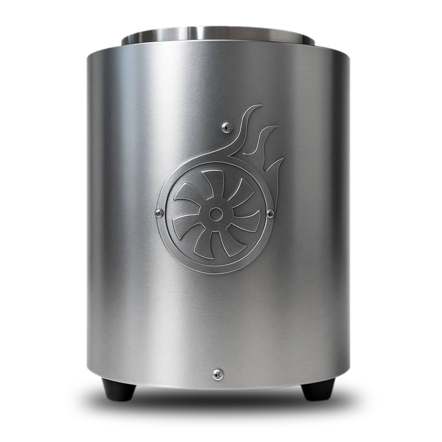 Shisha Turbine Neo Brushed Stainless Steel - Silver