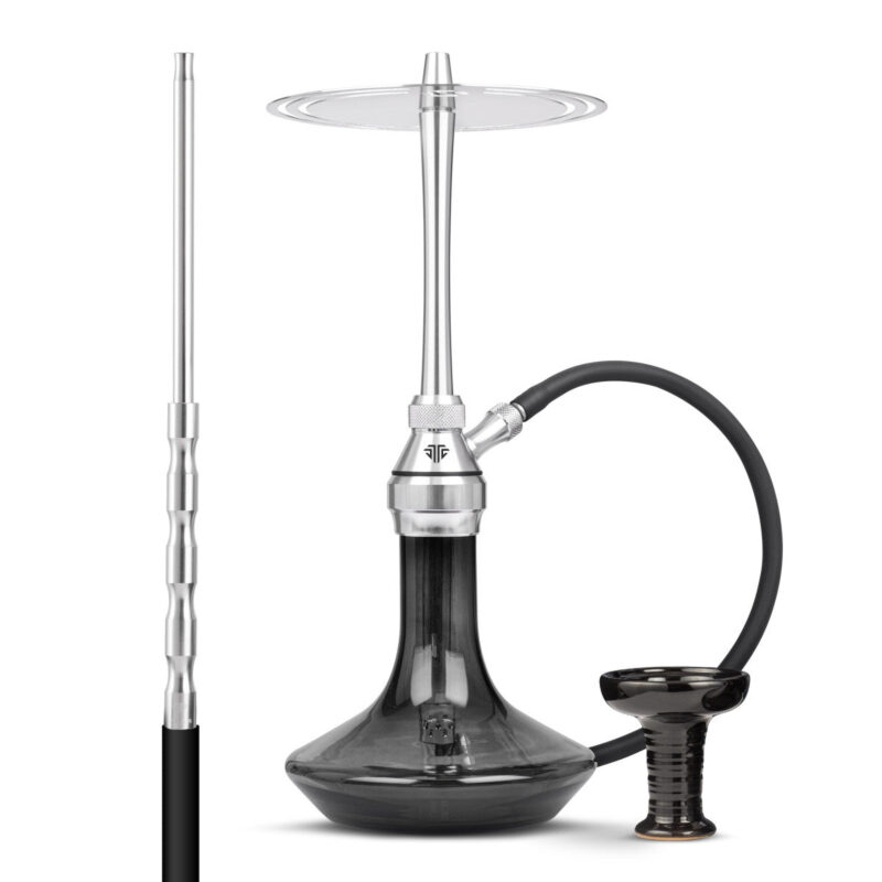 Tsar H-One Evolution Hookah - Silver Aluminium