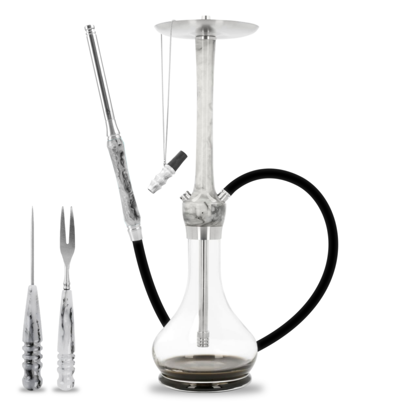 Balian Hookah – Lunar Marble – Full Set