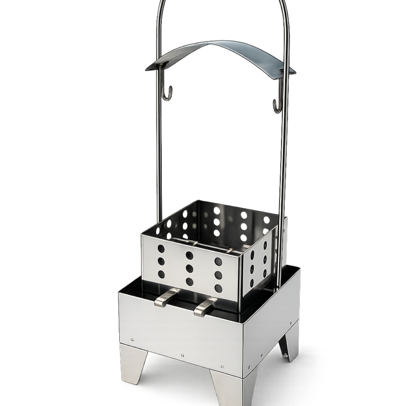 Double Decker Shisha Charcoal Holder 19"