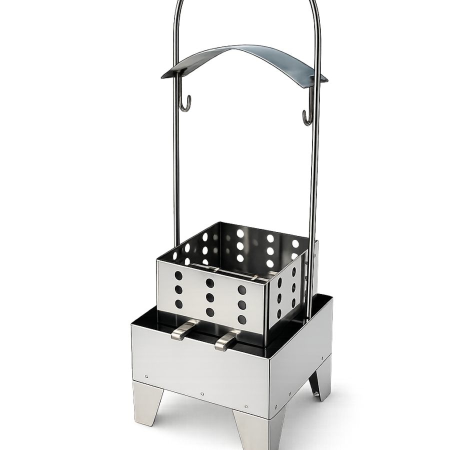 Double Decker Shisha Charcoal Holder 19"