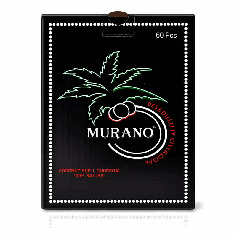 Murano Coconut Charcoal 60 Pieces - 1kg