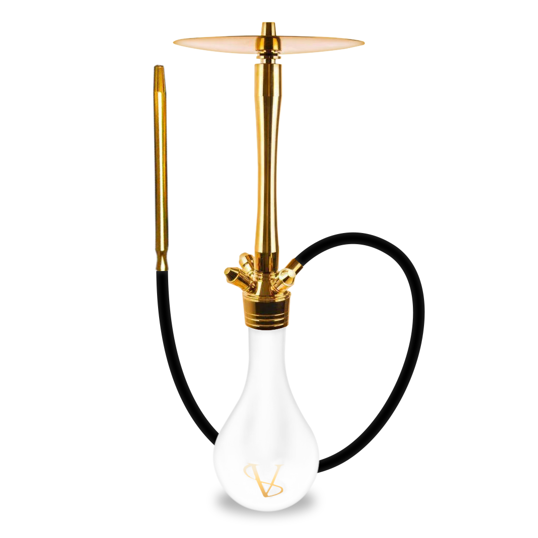 Savacco SV-RX Hookah - Gold White 1 Savacco SV-RX Hookah Gold White