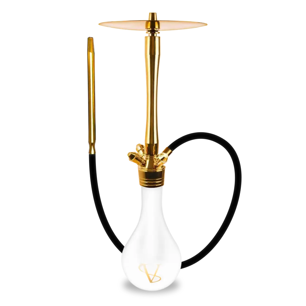 Savacco SV-RX Hookah - Gold White 1 Savacco SV-RX Hookah Gold White
