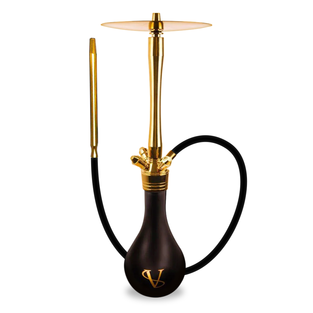Savacco SV-RX Hookah - Gold Black 1 Savacco SV-RX Hookah - Gold Black