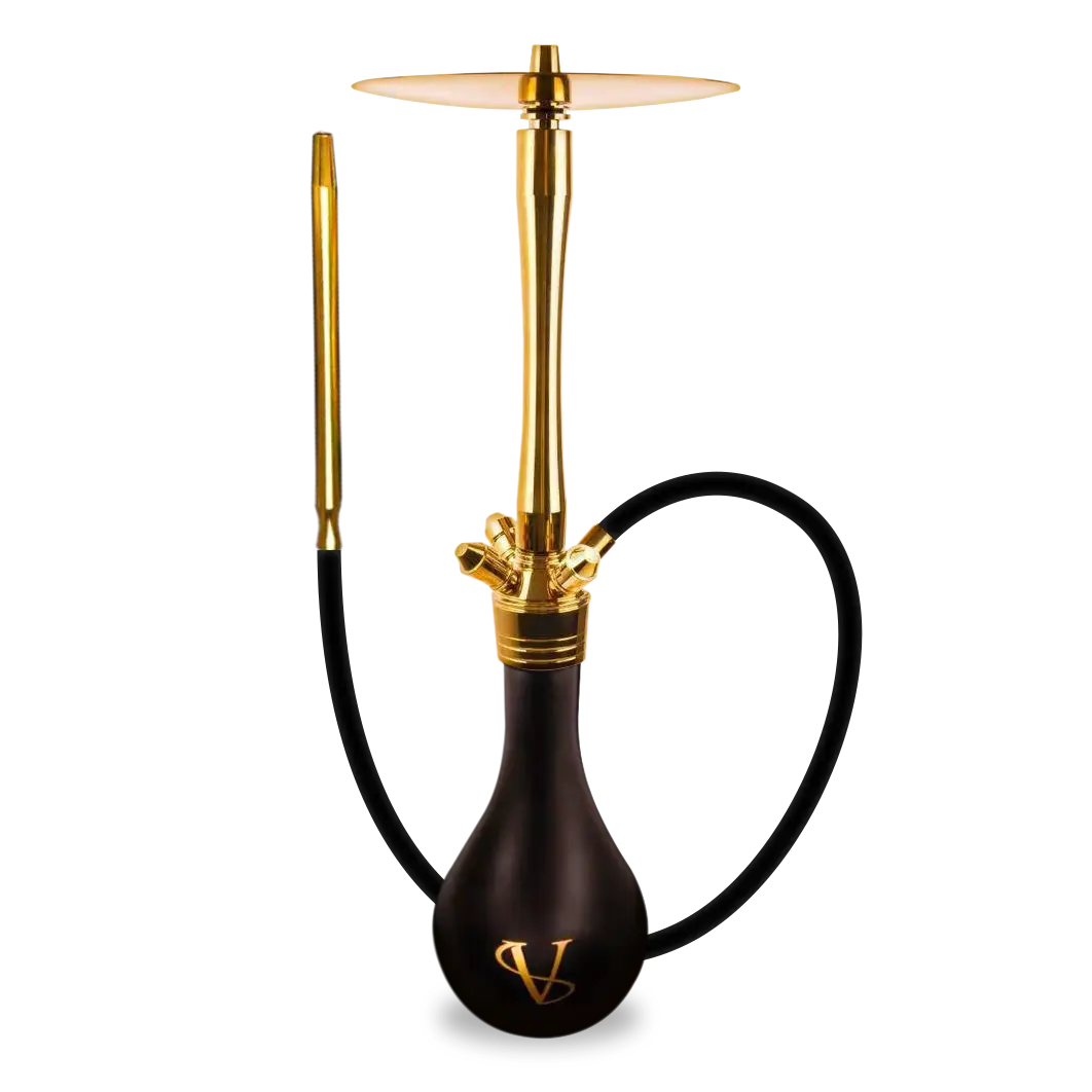 Savacco SV-RX Hookah - Gold Black 1 Savacco SV-RX Hookah - Gold Black