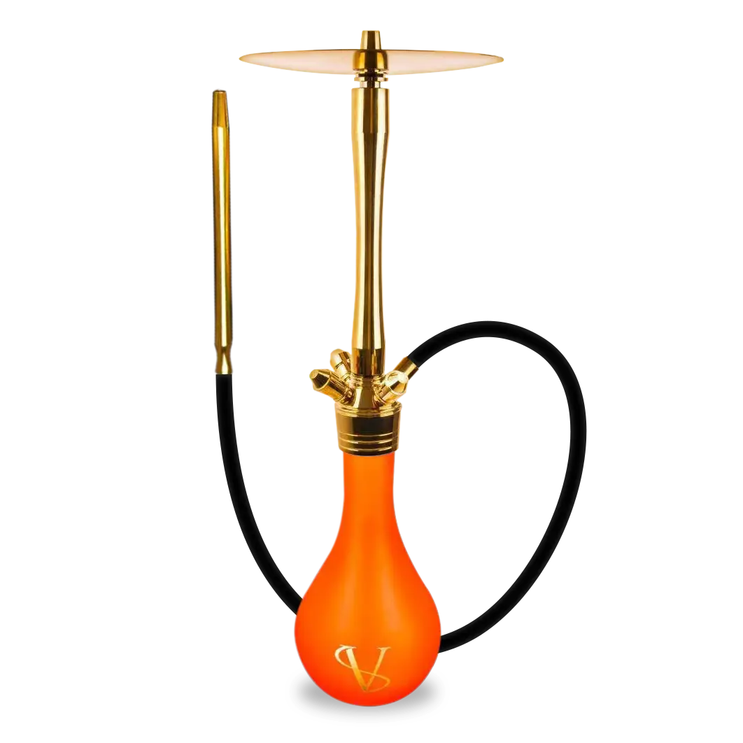 Savacco SV-RX Hookah - Gold Orange 1 Savacco SV-RX Hookah Gold Orange