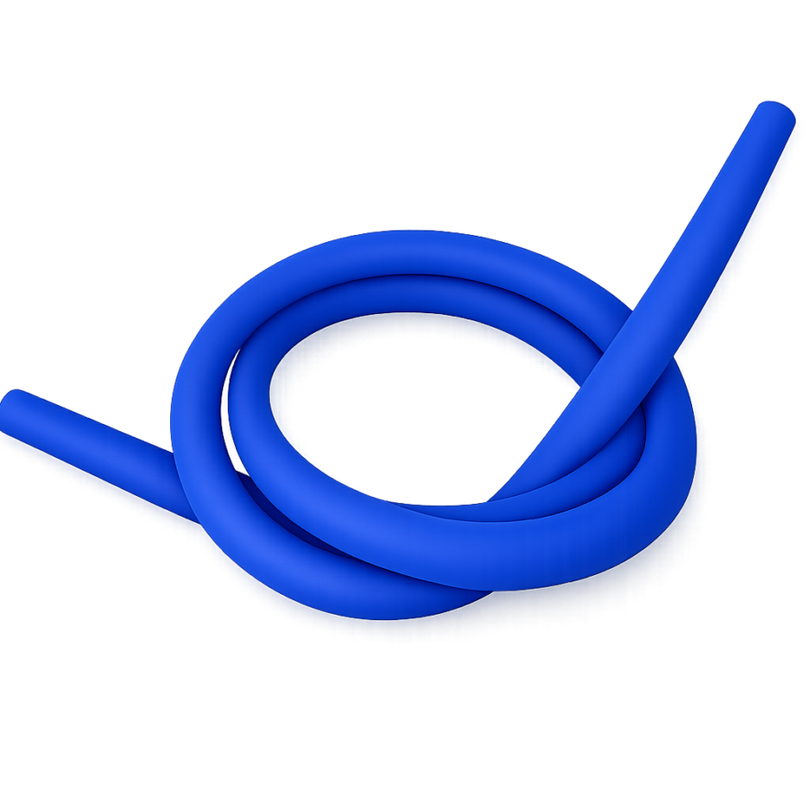 Soft Touch Silicone Shisha Hose Blue