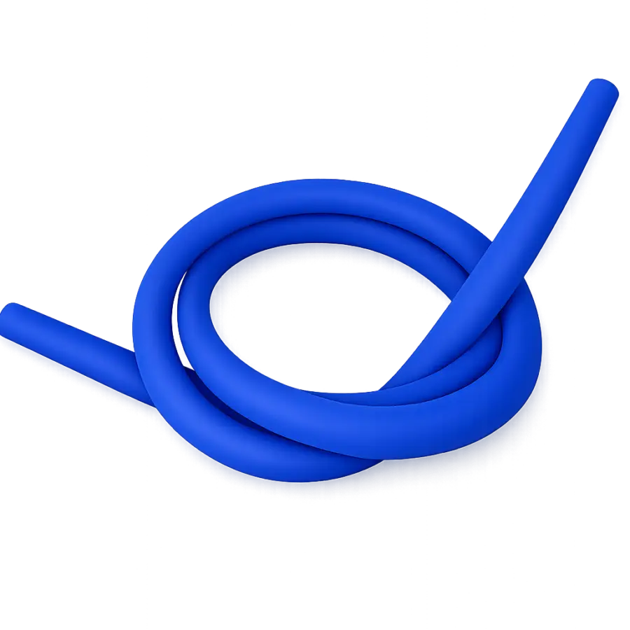 Soft Touch Silicone Shisha Hose Blue