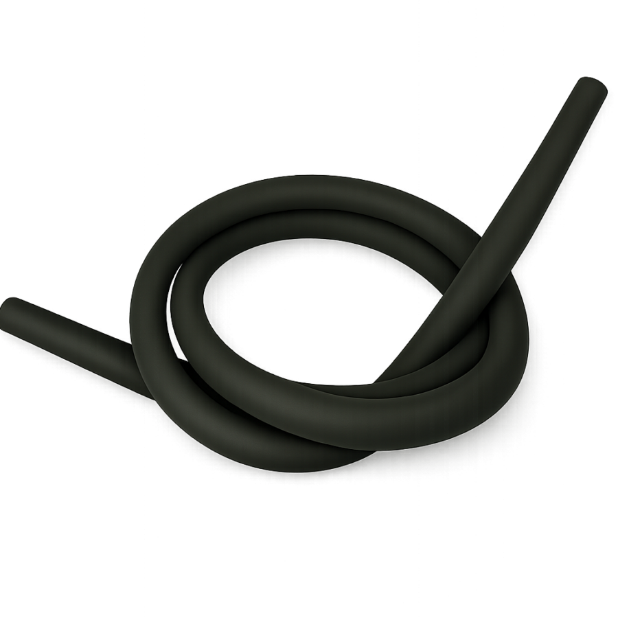 Soft Touch Silicone Shisha Hose Olive Green