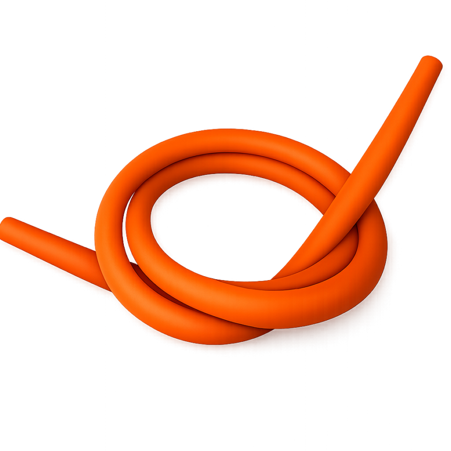 Soft Touch Silicone Shisha Hose Orange
