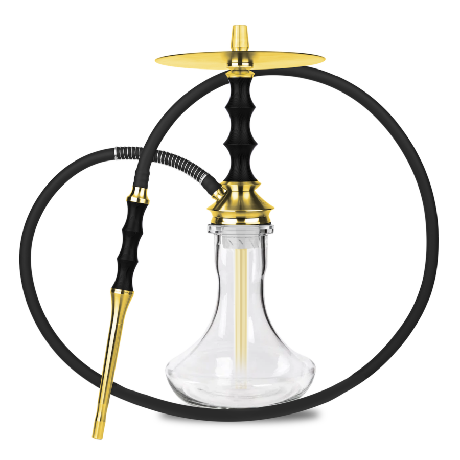 Japona Satoshi Black Hookah - Gold Edition