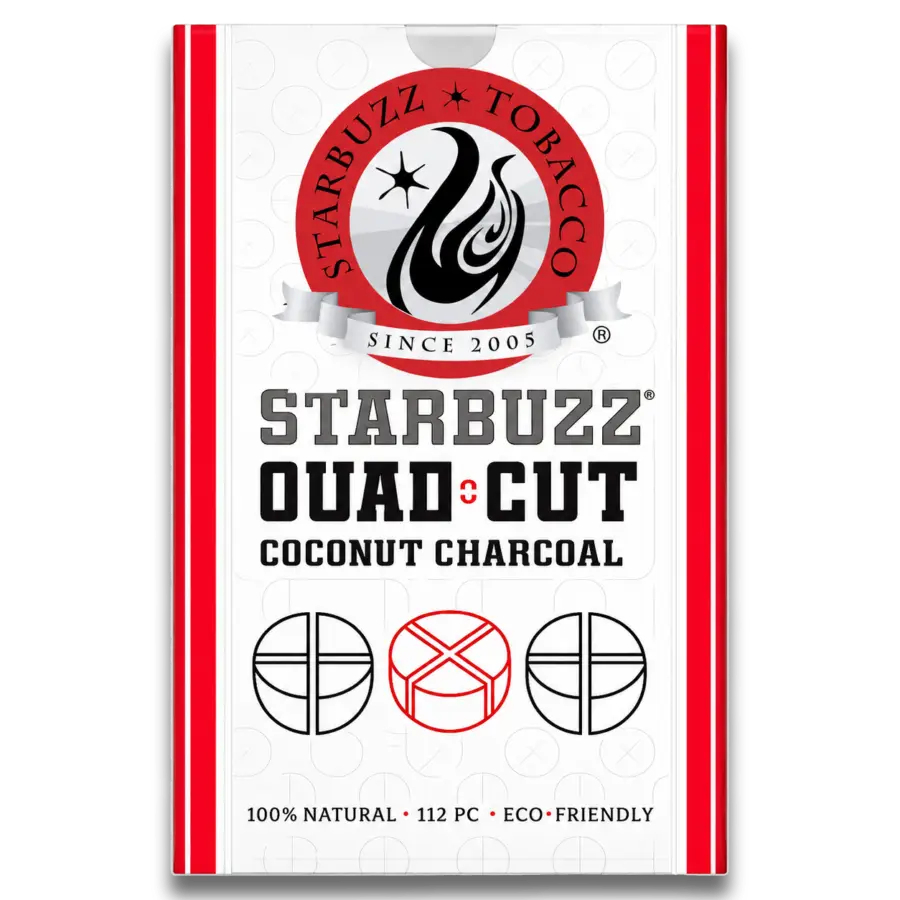 Starbuzz Quad Cut Coconut Charcoal