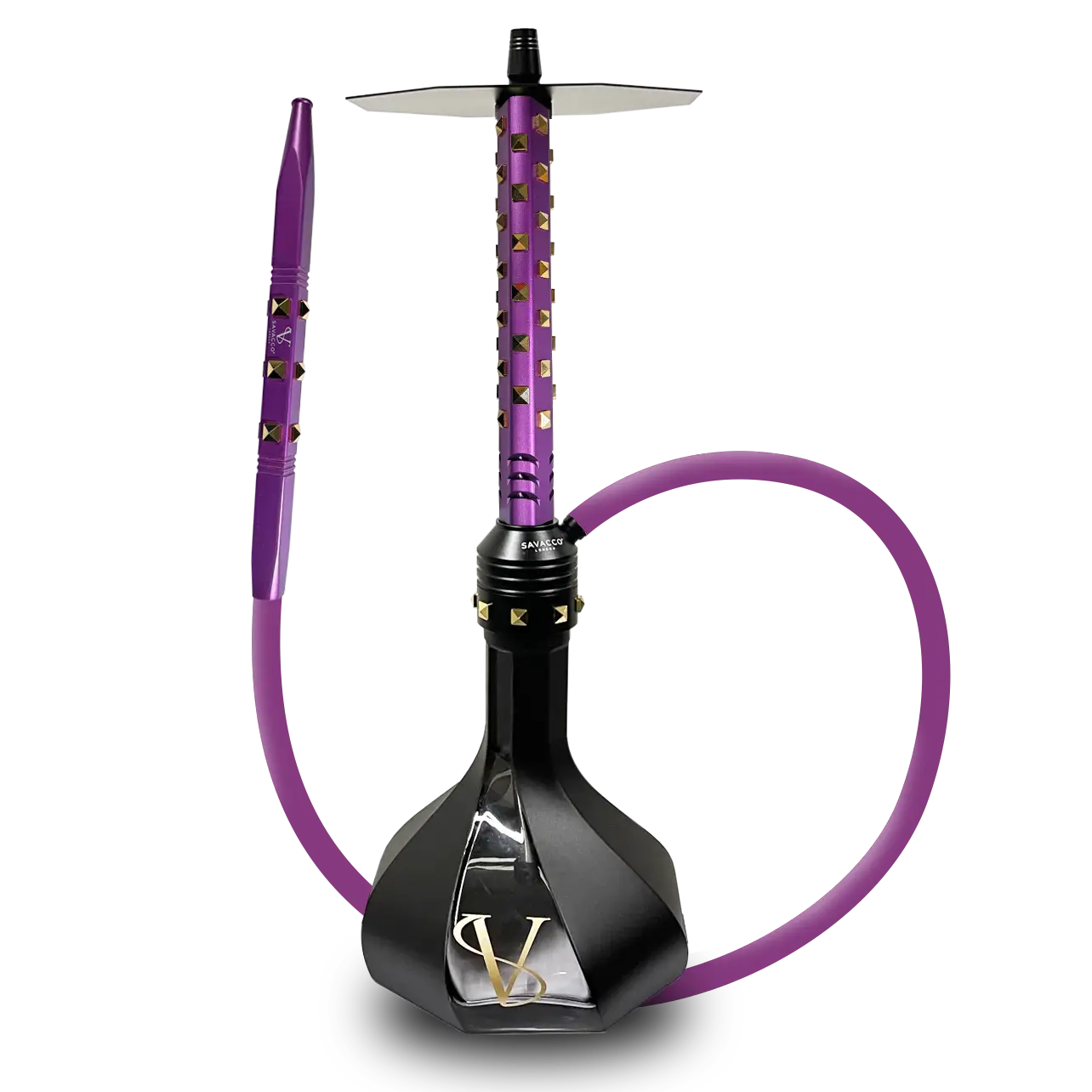 Savacco Vello Shisha – Imperial Amethyst 1 Savacco Vello Imperial Amethyst Limited Edition Shisha